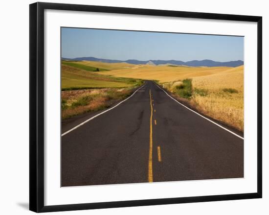 Palouse Farmland, Whitman County, Washington, USA-Jamie & Judy Wild-Framed Photographic Print