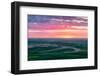 Palouse Sunset-Bruce Getty-Framed Photographic Print