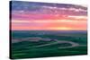 Palouse Sunset-Bruce Getty-Stretched Canvas