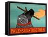 Pals Stick Together Black-Stephen Huneck-Framed Stretched Canvas