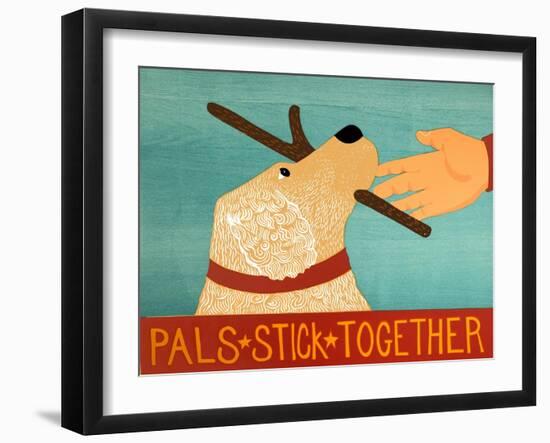 Pals Stick Together-Stephen Huneck-Framed Giclee Print