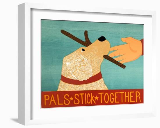 Pals Stick Together-Stephen Huneck-Framed Giclee Print