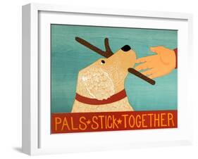 Pals Stick Together-Stephen Huneck-Framed Giclee Print