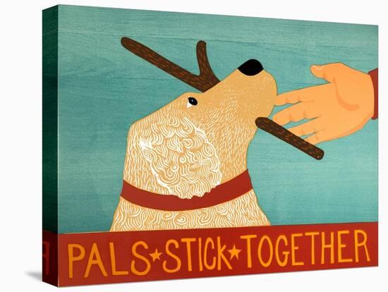 Pals Stick Together-Stephen Huneck-Stretched Canvas