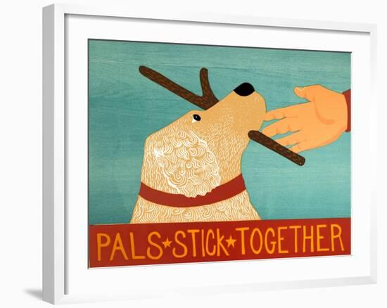 Pals Stick Together-Stephen Huneck-Framed Giclee Print