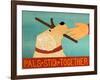 Pals Stick Together-Stephen Huneck-Framed Giclee Print