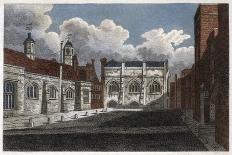 Views of Lincoln's Inn Hall and Chapel, and the Interior of Lincoln's Inn Chapel, London, 1811-Pals-Mounted Giclee Print