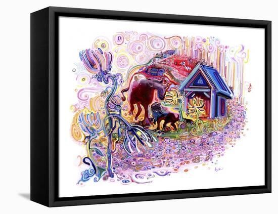 Pals-Josh Byer-Framed Stretched Canvas