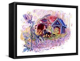 Pals-Josh Byer-Framed Stretched Canvas