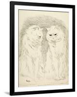 Pals-Louis Wain-Framed Giclee Print