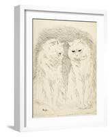 Pals-Louis Wain-Framed Giclee Print