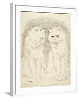 Pals-Louis Wain-Framed Giclee Print