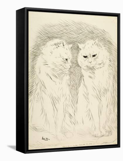 Pals-Louis Wain-Framed Stretched Canvas