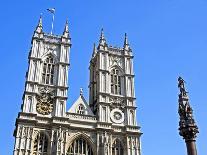 England, Central London, City of Westminster. Western Facade of Westminster Abbey-Pamela Amedzro-Photographic Print