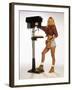 PAMELA ANDERSON. "home improvement" [1991], directed by MATT WILLIAMS.-null-Framed Photographic Print