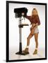 PAMELA ANDERSON. "home improvement" [1991], directed by MATT WILLIAMS.-null-Framed Photographic Print