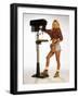 PAMELA ANDERSON. "home improvement" [1991], directed by MATT WILLIAMS.-null-Framed Photographic Print