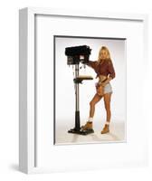 PAMELA ANDERSON. "home improvement" [1991], directed by MATT WILLIAMS.-null-Framed Photographic Print