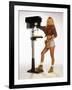 PAMELA ANDERSON. "home improvement" [1991], directed by MATT WILLIAMS.-null-Framed Photographic Print