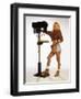 PAMELA ANDERSON. "home improvement" [1991], directed by MATT WILLIAMS.-null-Framed Photographic Print