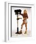 PAMELA ANDERSON. "home improvement" [1991], directed by MATT WILLIAMS.-null-Framed Photographic Print