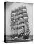 Pamir, one of the last commercial sailing ships, off Sydney Heads, Australia-Australian Photographer-Stretched Canvas