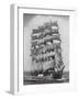 Pamir, one of the last commercial sailing ships, off Sydney Heads, Australia-Australian Photographer-Framed Photographic Print