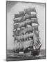 Pamir, one of the last commercial sailing ships, off Sydney Heads, Australia-Australian Photographer-Mounted Photographic Print