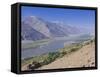 Pamir River, Wakhan Valley, the Pamirs, Tajikistan, Central Asia-Michael Runkel-Framed Stretched Canvas