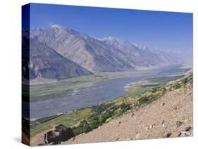 Pamir River, Wakhan Valley, the Pamirs, Tajikistan, Central Asia-Michael Runkel-Stretched Canvas