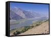 Pamir River, Wakhan Valley, the Pamirs, Tajikistan, Central Asia-Michael Runkel-Framed Stretched Canvas