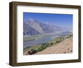 Pamir River, Wakhan Valley, the Pamirs, Tajikistan, Central Asia-Michael Runkel-Framed Photographic Print