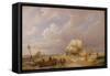 Pampas on the Zuider Zee, 19th Century-Pieter Cornelis Dommerson-Framed Stretched Canvas