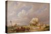 Pampas on the Zuider Zee, 19th Century-Pieter Cornelis Dommerson-Stretched Canvas
