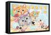 Pampered Pets-Karen Middleton-Framed Stretched Canvas