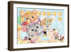 Pampered Pets-Karen Middleton-Framed Giclee Print