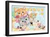 Pampered Pets-Karen Middleton-Framed Giclee Print