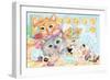 Pampered Pets-Karen Middleton-Framed Giclee Print