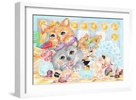 Pampered Pets-Karen Middleton-Framed Giclee Print