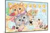 Pampered Pets-Karen Middleton-Mounted Giclee Print