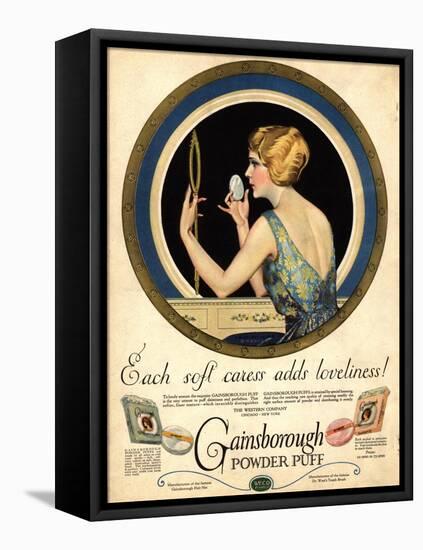 Pampering Make-Up Makeup Gainsborough Face Powder, USA, 1910-null-Framed Stretched Canvas