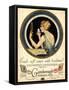 Pampering Make-Up Makeup Gainsborough Face Powder, USA, 1910-null-Framed Stretched Canvas