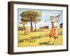 Pamphlet advertising golf in Italy, 1932-Unknown-Framed Giclee Print