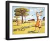 Pamphlet advertising golf in Italy, 1932-Unknown-Framed Giclee Print