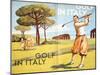 Pamphlet advertising golf in Italy, 1932-Unknown-Mounted Giclee Print