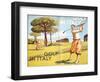 Pamphlet advertising golf in Italy, 1932-Unknown-Framed Giclee Print