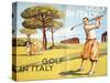 Pamphlet advertising golf in Italy, 1932-Unknown-Stretched Canvas