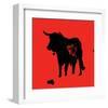 Pamplona Bull II-Rosa Mesa-Framed Art Print