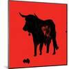 Pamplona Bull II-Rosa Mesa-Mounted Art Print