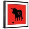 Pamplona Bull II-Rosa Mesa-Framed Art Print